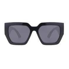 Plastikowe duże okulary przeciwsłoneczne w stylu retro dla kobiet 490661